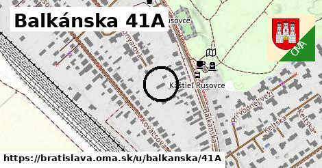 Balkánska 41A, Bratislava