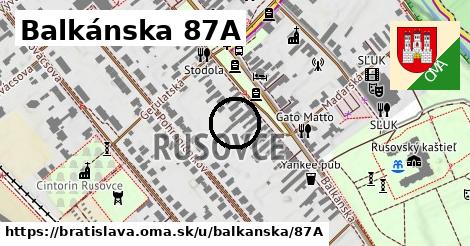 Balkánska 87A, Bratislava