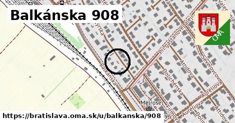 Balkánska 908, Bratislava