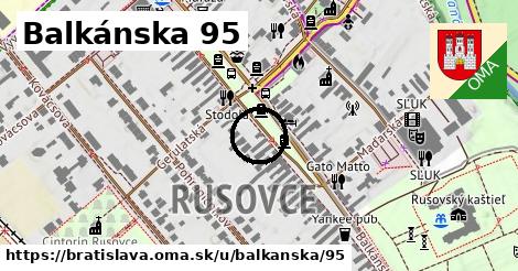 Balkánska 95, Bratislava