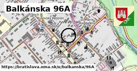 Balkánska 96A, Bratislava