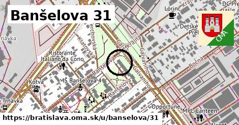 Banšelova 31, Bratislava