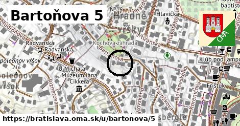 Bartoňova 5, Bratislava