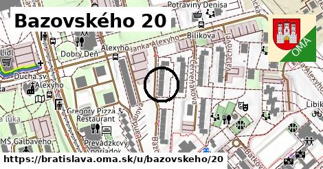 Bazovského 20, Bratislava