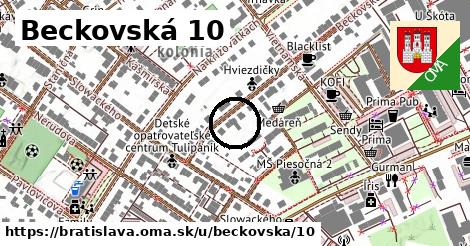 Beckovská 10, Bratislava