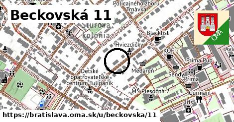 Beckovská 11, Bratislava