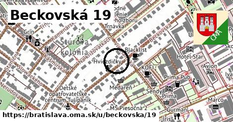 Beckovská 19, Bratislava