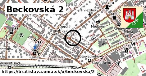 Beckovská 2, Bratislava