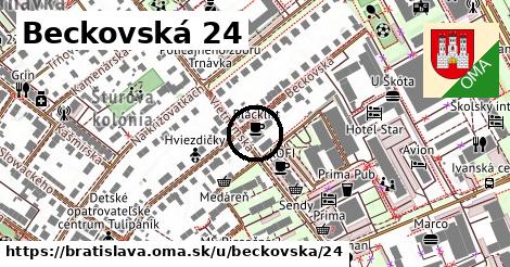 Beckovská 24, Bratislava