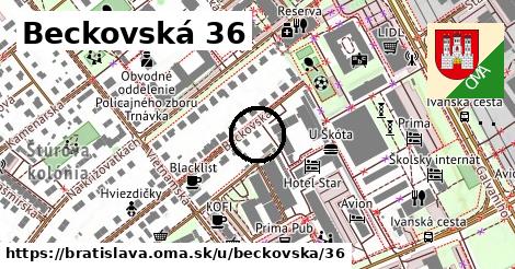 Beckovská 36, Bratislava