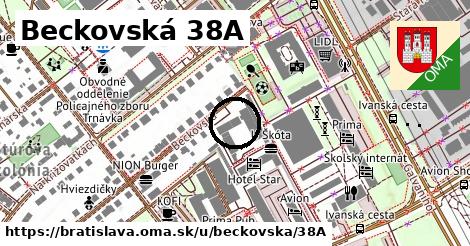 Beckovská 38A, Bratislava