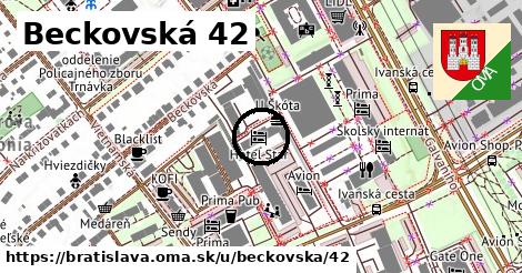 Beckovská 42, Bratislava