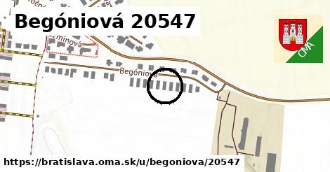 Begóniová 20547, Bratislava