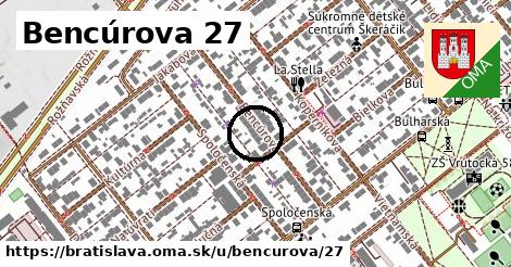 Bencúrova 27, Bratislava
