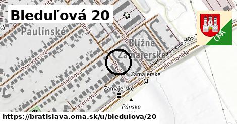 Bleduľová 20, Bratislava