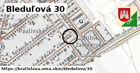 Bleduľová 30, Bratislava