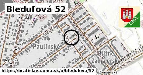Bleduľová 52, Bratislava