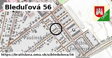 Bleduľová 56, Bratislava