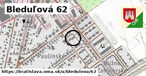 Bleduľová 62, Bratislava