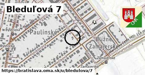 Bleduľová 7, Bratislava