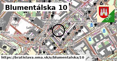 Blumentálska 10, Bratislava