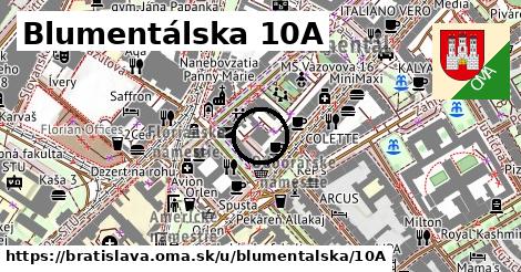 Blumentálska 10A, Bratislava