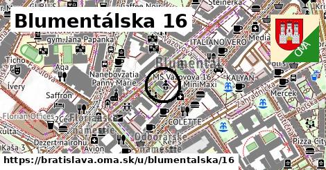 Blumentálska 16, Bratislava