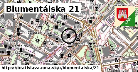 Blumentálska 21, Bratislava