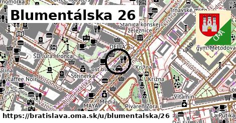 Blumentálska 26, Bratislava