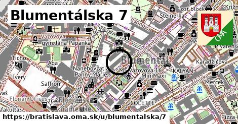 Blumentálska 7, Bratislava