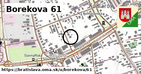 Borekova 61, Bratislava
