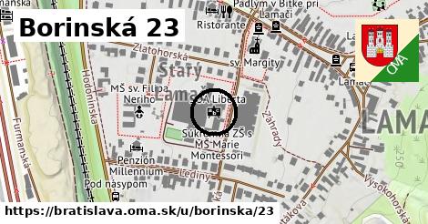 Borinská 23, Bratislava