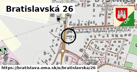 Bratislavská 26, Bratislava