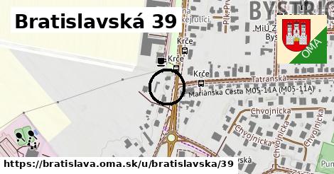 Bratislavská 39, Bratislava