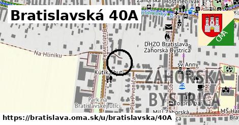 Bratislavská 40A, Bratislava