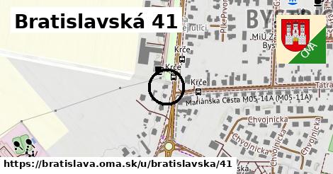 Bratislavská 41, Bratislava