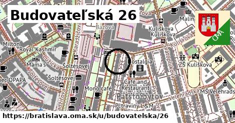 Budovateľská 26, Bratislava