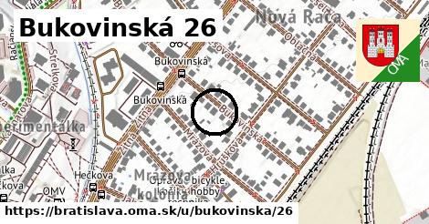 Bukovinská 26, Bratislava