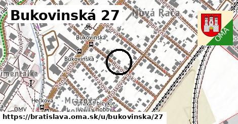 Bukovinská 27, Bratislava