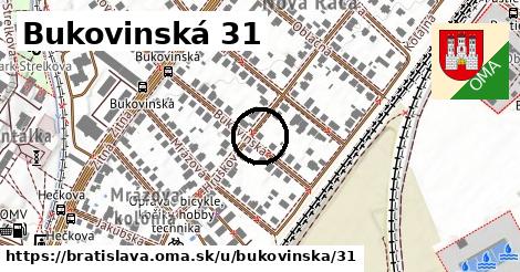 Bukovinská 31, Bratislava