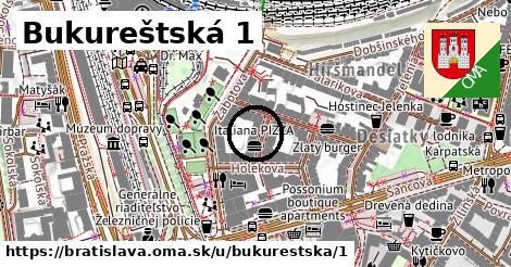 Bukureštská 1, Bratislava