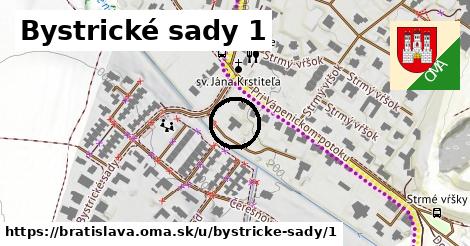 Bystrické sady 1, Bratislava