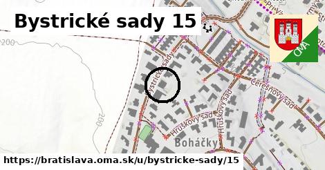 Bystrické sady 15, Bratislava