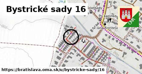 Bystrické sady 16, Bratislava