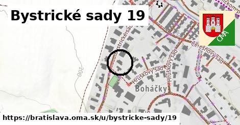 Bystrické sady 19, Bratislava