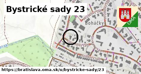 Bystrické sady 23, Bratislava