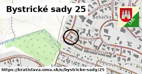 Bystrické sady 25, Bratislava