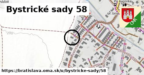 Bystrické sady 58, Bratislava