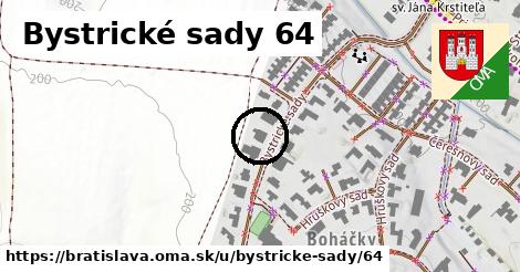 Bystrické sady 64, Bratislava