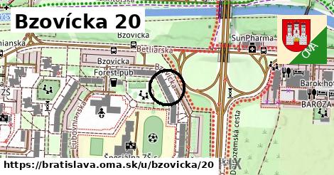 Bzovícka 20, Bratislava